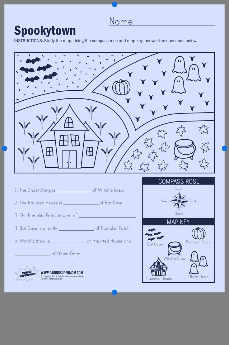 Map Worksheets For Kindergarten First Grade Worksheets Map Skills