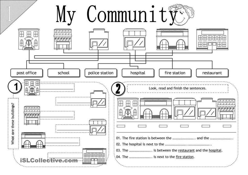 My Community Social Studies Worksheets Community Helpers Worksheets 