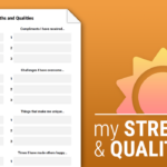 My Strengths And Qualities Worksheet Therapist Aid