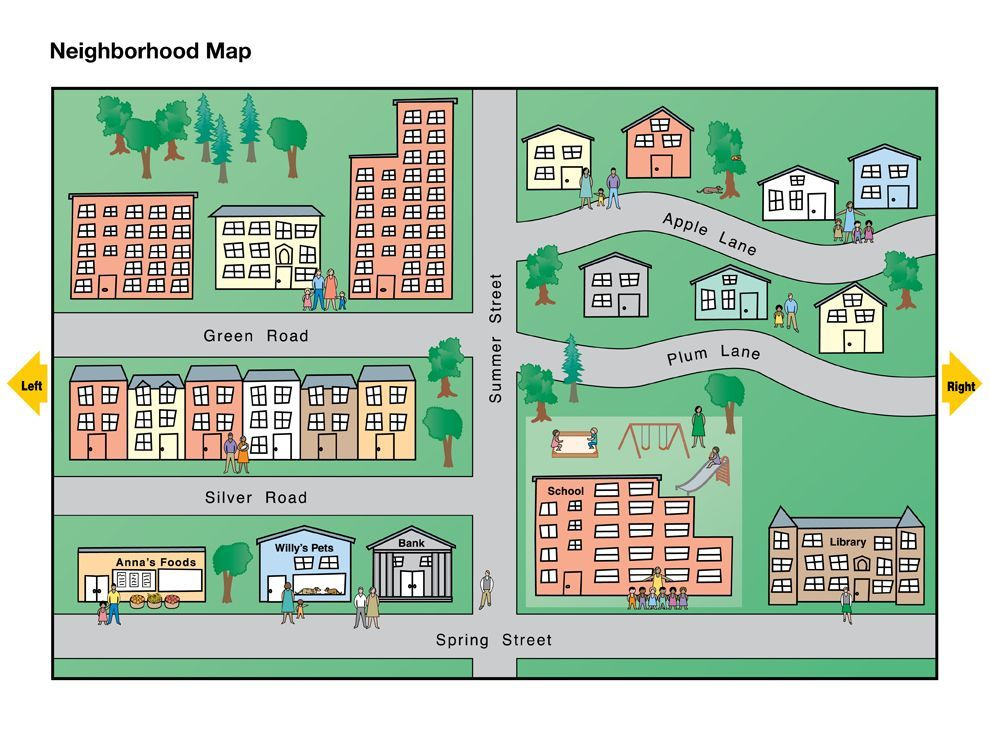 Neighborhood Map The Neighbourhood Map Map Activities