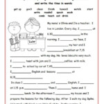 OLIVIA S DAILY ROUTINE English ESL Worksheets English Worksheets