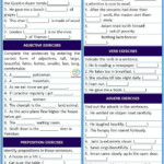 Parts Of Speech Exercises Worksheet With Answers English Grammar In