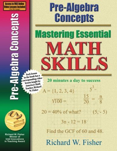 Pre Algebra Concepts Mastering Essential Math Skills if Gte Mso 