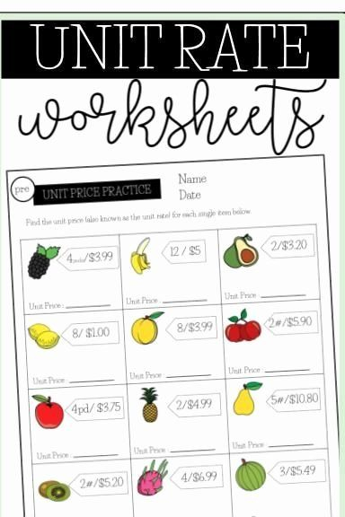 Pre Vocational Skills Worksheets Inspirational Unit Price Worksheets