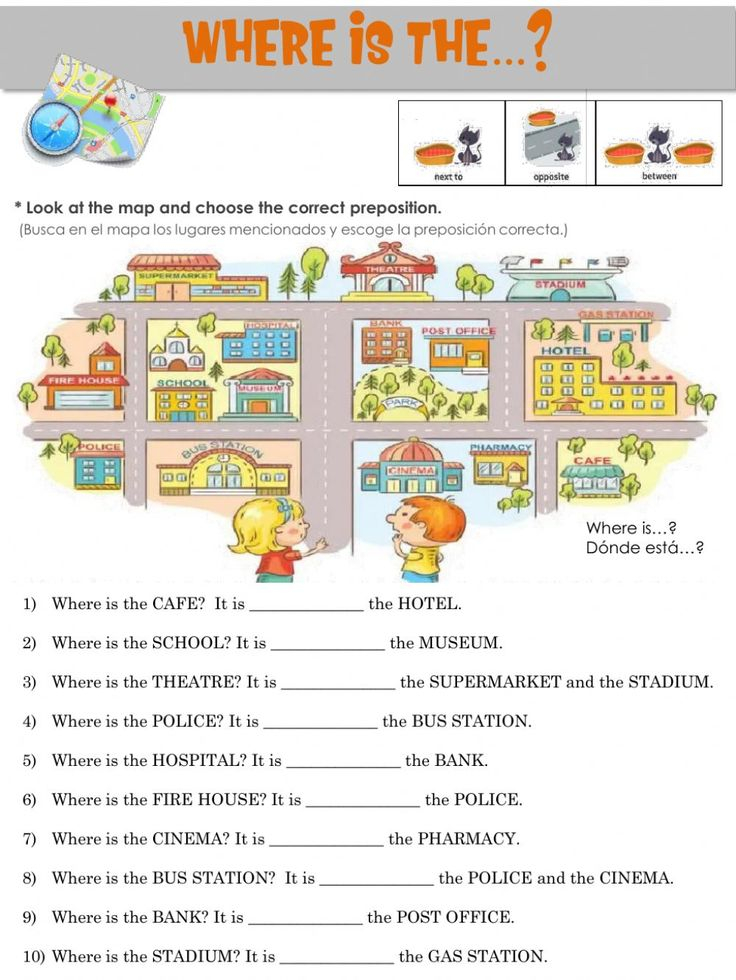 Prepositions Of Place Interactive Worksheet For PRIMARY You Can Do The 