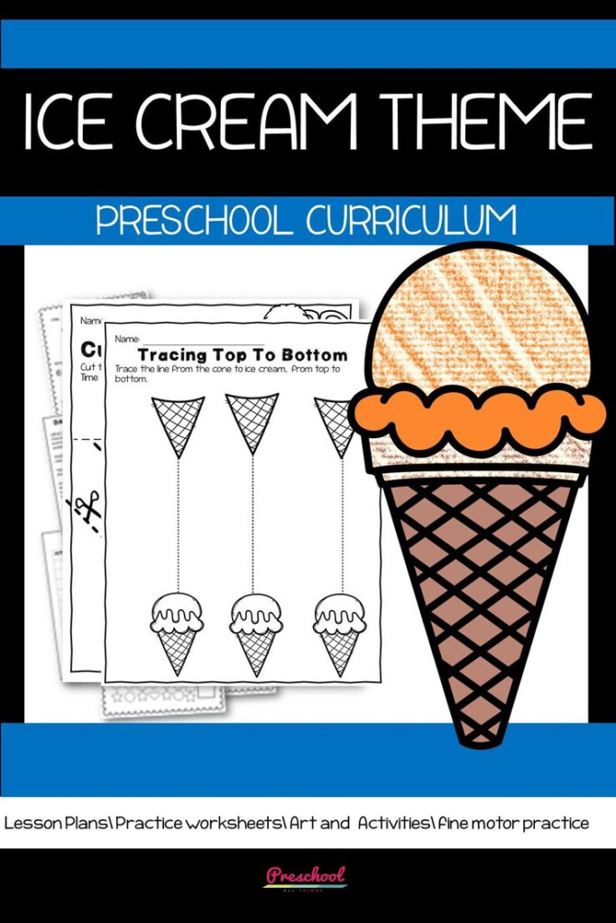 Preschool Ice Cream Theme In 2020 Preschool Preschool Packet 