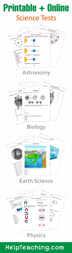 Printable Online Science Worksheets And Activities K 12 Biology 