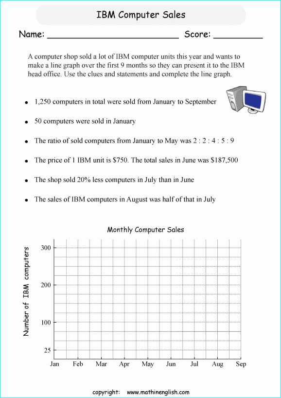 Printable Primary Math Worksheet For Math Grades 1 To 6 Based On The 