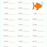 Printable Primary Math Worksheet For Math Grades 1 To 6 Based On The