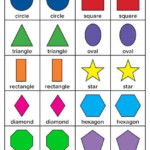 Printable Shapes Matching Memory Game Shapes Preschool Printables