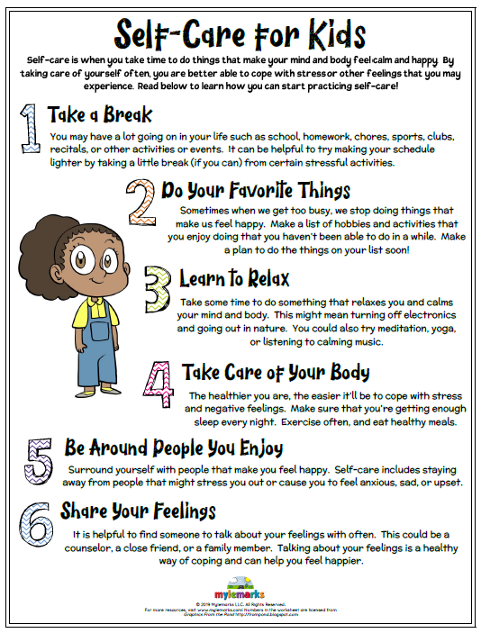 Self Care For Kids ES 