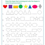 Shapes Patterns Tracing Fine Motor Skill Development Preschool