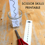 Spider Scissor Skills Printable Cutting Sheets NurtureStore