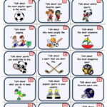 SPORT Speaking Cards English ESL Worksheets Learning English For