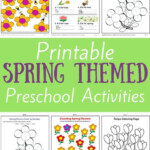 Spring Preschool Theme Activities Printable Classroom Lessons