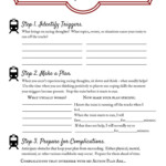 Stop The Train Action Plan 2 Therapy Worksheets Coping Skills