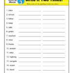 Third Grade Spelling Words List Week 3 K12reader