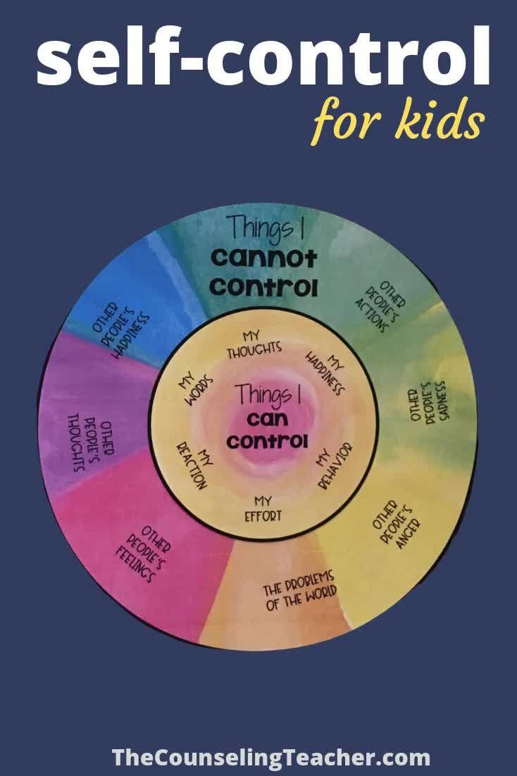 This Circle Of Control Activity Is Perfect For Teaching Self control To 