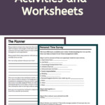 Time Management Activities Worksheets Time Management Activities