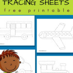 Transportation Tracing Worksheets For Toddlers And Preschoolers