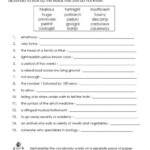 Vocabulary Fun Grade 3 4 Vocabulary Worksheet Vocabulary Worksheets