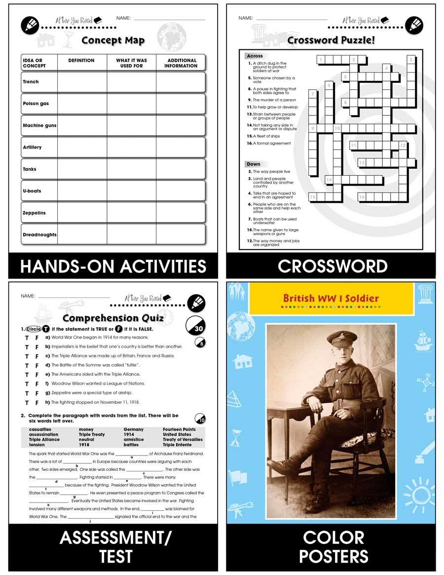 World War 1 Grades 5 To 8 EBook Lesson Plan CCP Interactive