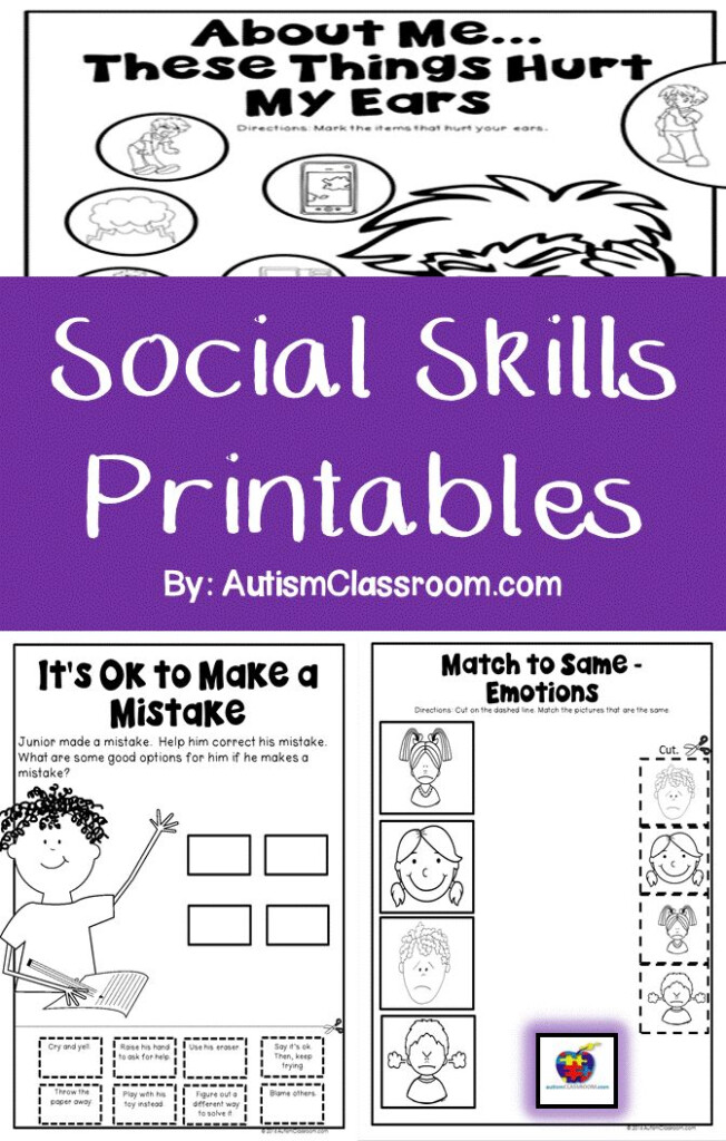 10 Worksheets For Social Skills