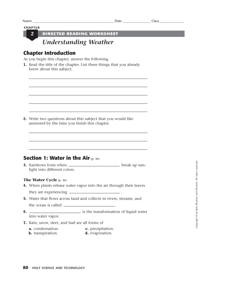 13 7th Grade Life Science Worksheets Worksheeto
