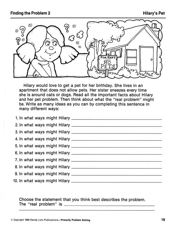 15 Adult Problem Solving Worksheets PDF Worksheeto