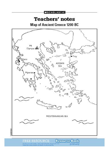  20 Ancient Greece Map Worksheet Simple Template Design