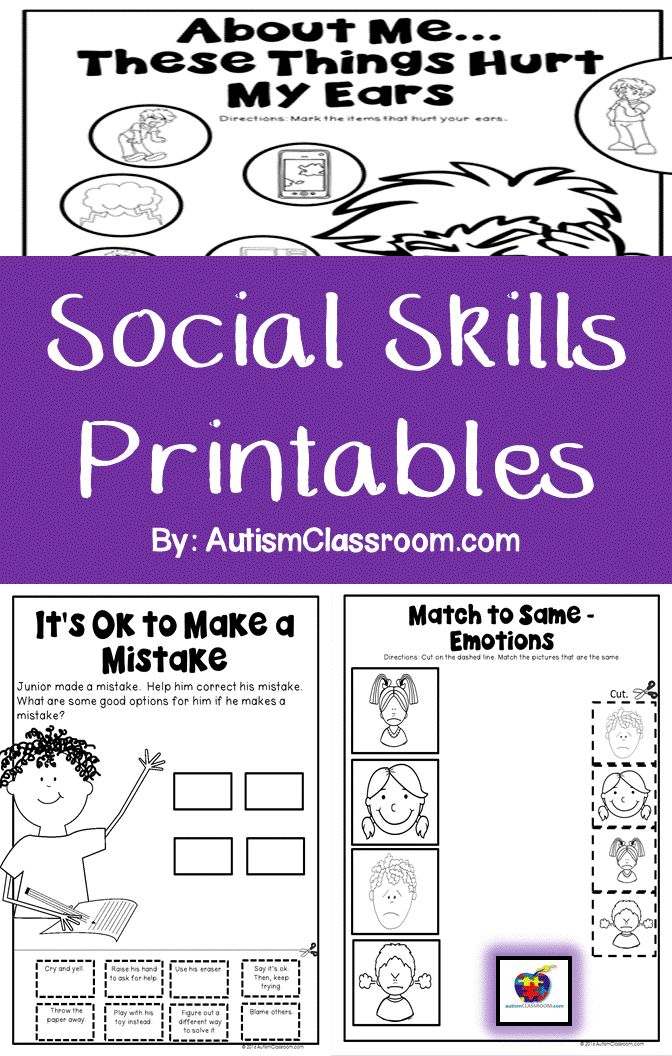 30 Social Skills Worksheets For Autism