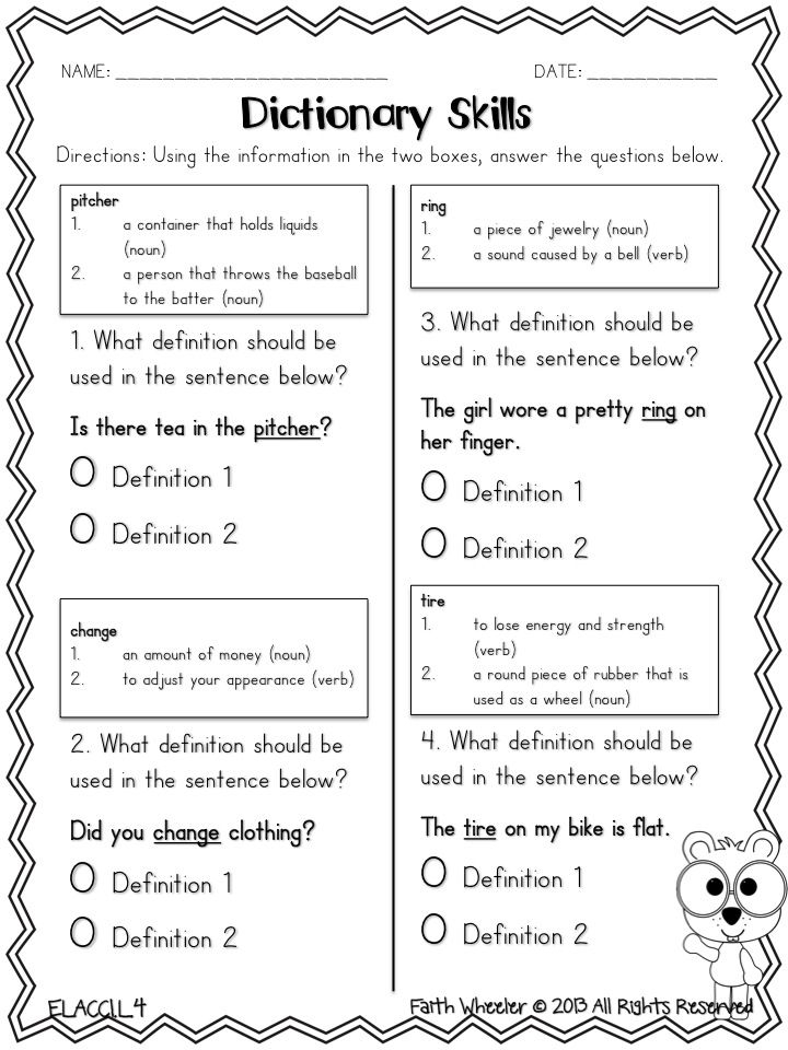 3rd Grade Library Skills Worksheets Thomas Knox s 3rd Grade Math