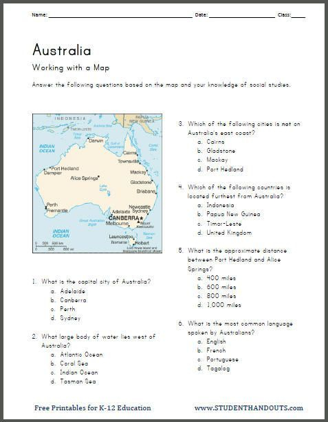 Australia Worksheets Year 1 Google Search Activities Grade 1 