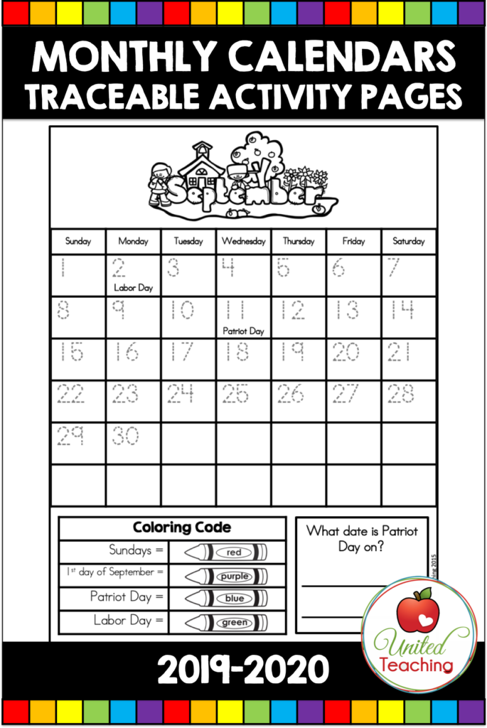 Calendar Activities 2021 2022 Print And Digital Calendar Activities 