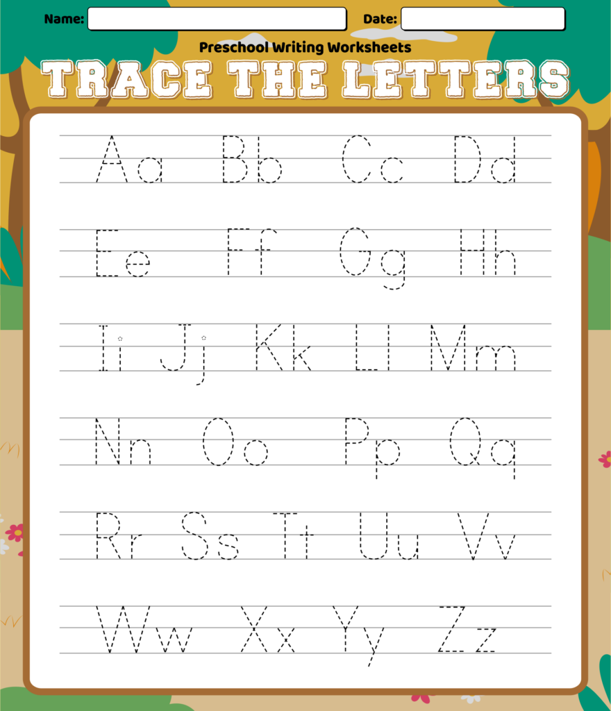 Children s Alphabet Writing Sheets Ideas 2022