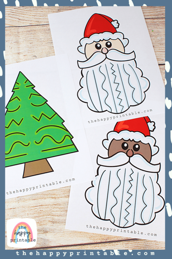 Christmas Themed Scissor Skills Printables The Happy Printable