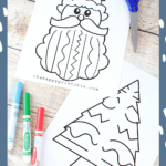 Christmas Themed Scissor Skills Printables The Happy Printable