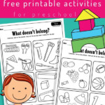 Critical Thinking Preschool Activities To Easily Use In Classroom Or At