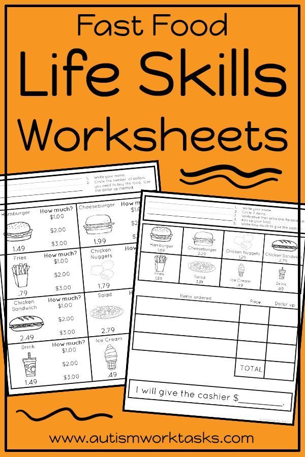 Daily Living Math Skills Worksheet Jeremy Cromer s Math Worksheets