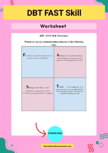 Fast Dbt Skill Worksheet Skillsworksheets Com