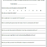 Family Relationships Worksheets For Kids And Teens