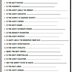 Family Relationships Worksheets For Kids And Teens