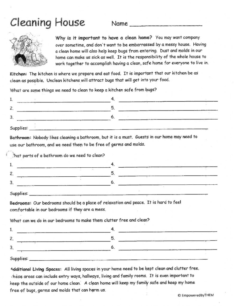 Free Life Skills Printables