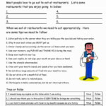 Free Life Skills Worksheets For Highschool Students And Free Life