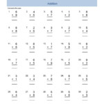 Free Math Worksheets For 1st Grade Activity Shelter