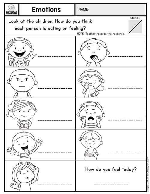 Free Preschool Assessment Worksheets For Year end Review Or As A