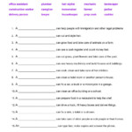 Free Printable Job Skills Worksheets Printable Word Searches