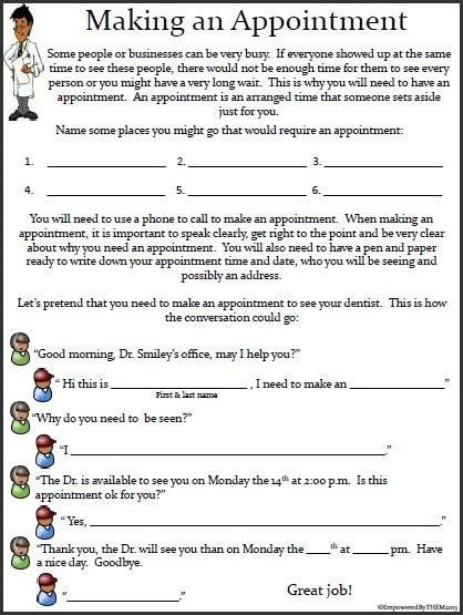 Free Printable Life Skills Activities PRINTABLE TEMPLATES