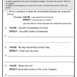 Free Reading Worksheets From The Teacher s Guide Cause And Effect