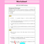 GIVE FAST DBT Worksheet Mental Health Worksheets